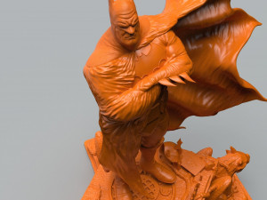 batman figure - alex ross version - printable 3Dプリントモデル