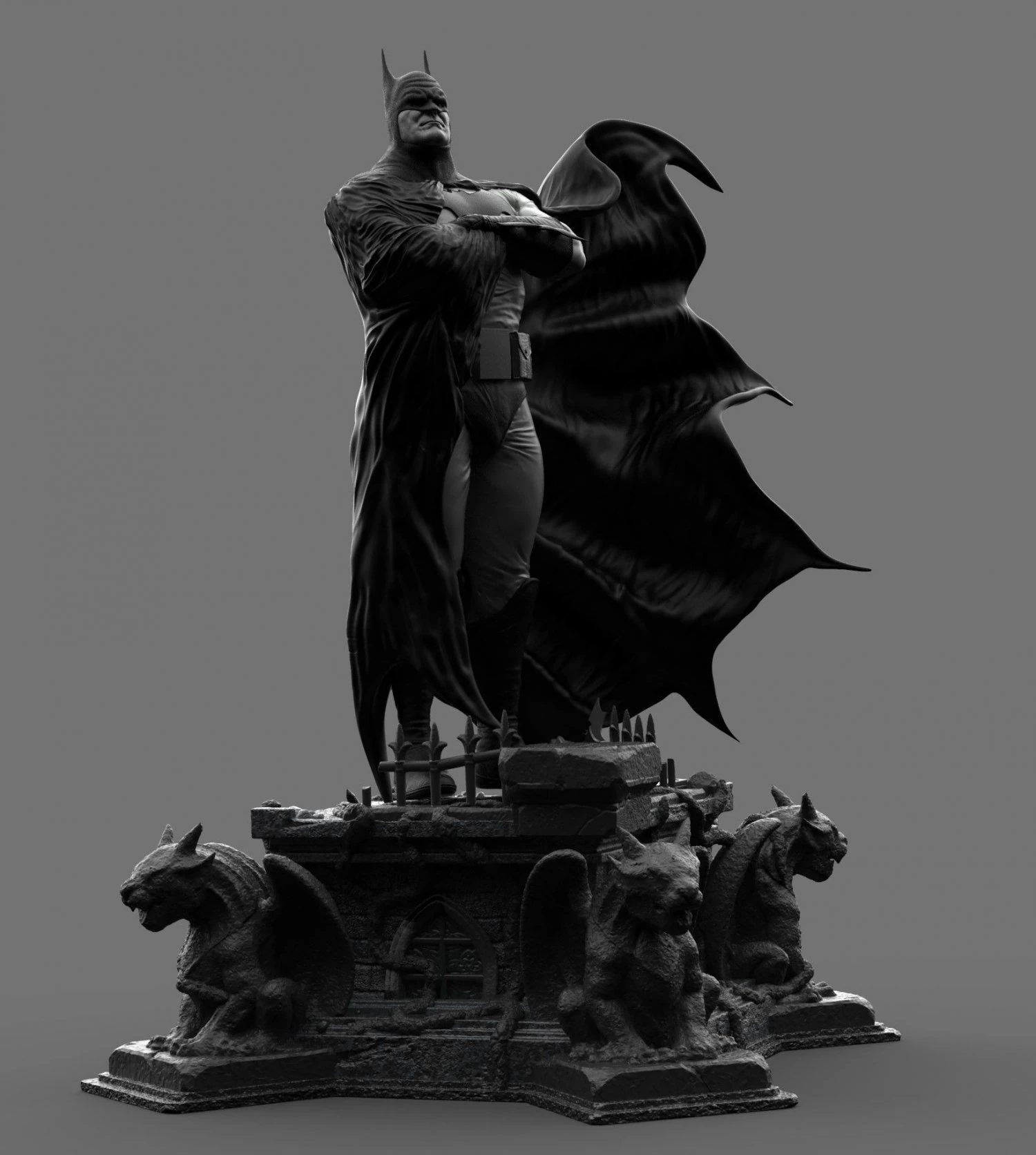 batman figure - alex ross version - printable 3D Print Model .c4d .max .obj .3ds .fbx .stl .blend