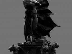 batman figure - alex ross version - printable Modèles 3D en vedette