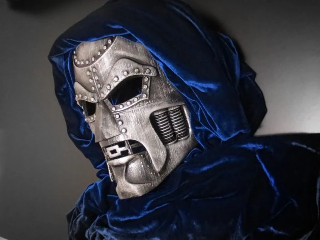 doctor doom - printable wearable mask 3D Print Model .c4d .max .obj .3ds .fbx .stl .blend