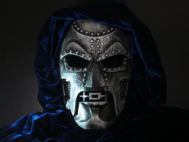 doctor doom - printable wearable mask 3D Print Model in Man 3DExport