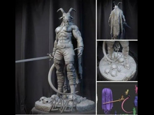 baphomet figure printable - action figure 3Dプリントモデル