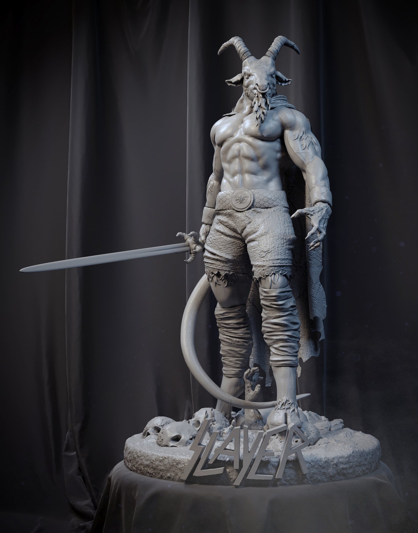 Baphomet Figure Printable Action Figure 3D Print Models In Monsters Baphomet Figure Printable Action Figure 3D Print Models In Monsters