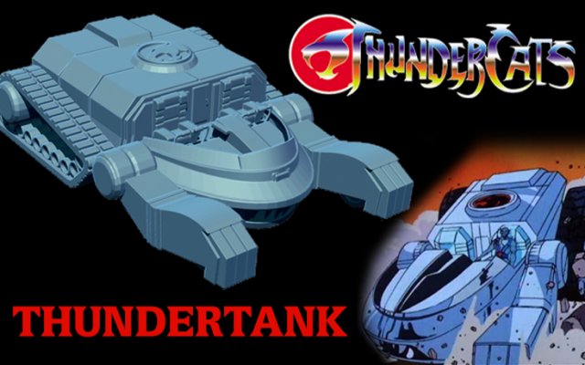 thundercats - thundertank 3d printable 3d print model Modèles 3D en vedette .c4d .max .obj .3ds .fbx .stl .blend 