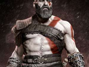 kratos - god of war 3d print model 3D Print Model