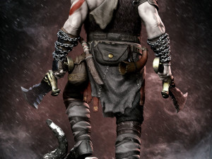 kratos - god of war 3d print model 3D Print Model
