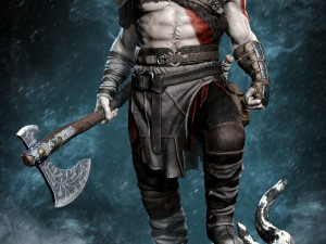 kratos - god of war 3d print model 3D Print Model