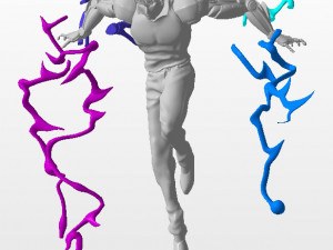 one punch man genos diorama printable 3D 打印模型