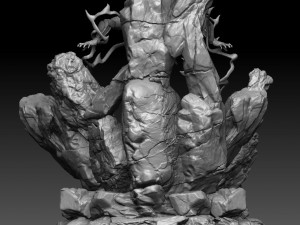 one punch man genos diorama printable 3D 打印模型