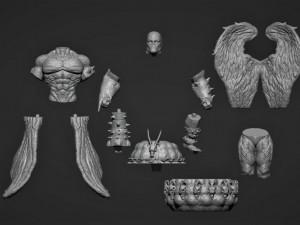spawn angel fanart - figure printable 3D Принт Модель