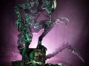 alien - diorama printable 3Dプリントモデル