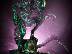 alienígena - diorama para imprimir Modelo de Impressão 3D