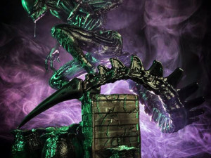alien - diorama printable 3D 프린트 모델