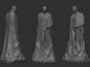 batman tdk monument - the dark knight memorial Model do druku 3D