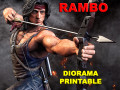 rambo - 3d diorama printable 3D 프린트 모델