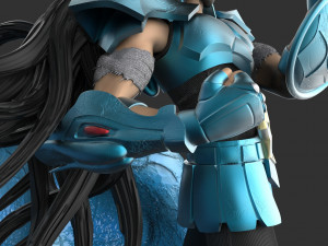 shiryu dragon - saint seiya - diorama 3D Print Model