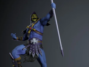 skeletor - he-man 80s tv show - printable diorama 3D Print Model