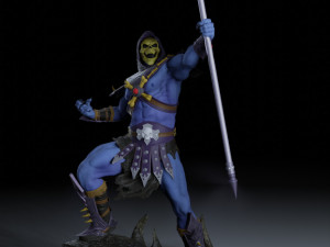 skeletor - he-man 80s tv show - printable diorama 3Dプリントモデル