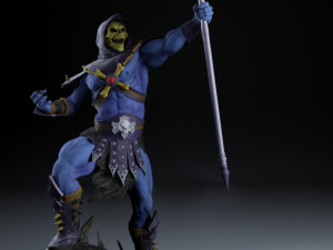 skeletor - he-man 80s tv show - printable diorama 3Dプリントモデル