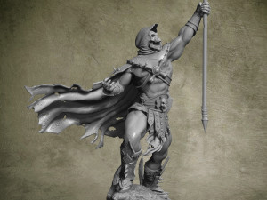 skeletor - he-man 80s tv show - printable diorama 3Dプリントモデル