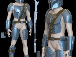 mandalorian - beskar wearable full armor 3D 打印模型