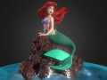 ariel the little mermaid - disney princess 3D 프린트 모델