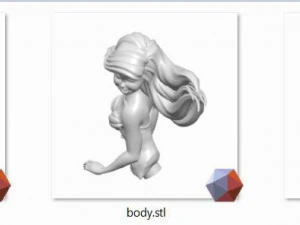ariel the little mermaid - disney princess 3D Print Model