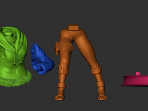 hinata hyuga - naruto - 3d printable Modelo de impresión 3D