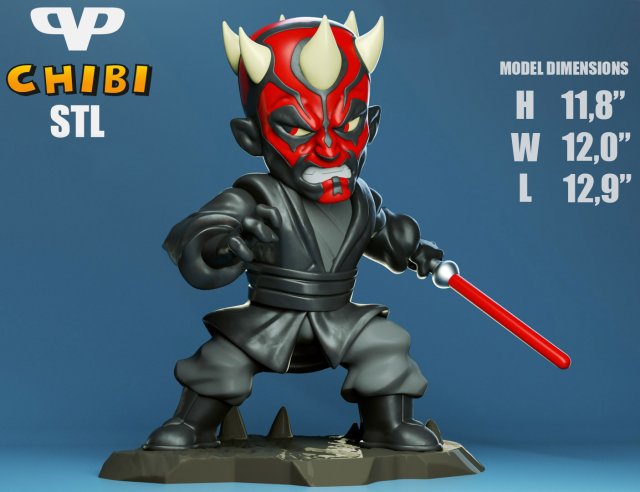 Star wars chibi figures on sale