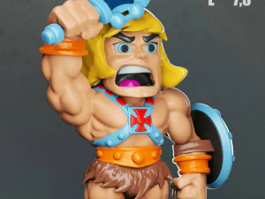 he-man chibi &ndash; figura para imprimir Modelo de Impressão 3D