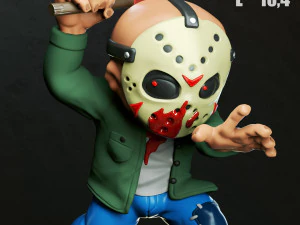 Джейсон Вурхис Чиби &mdash; фигурка для печати 3D Принт Модель