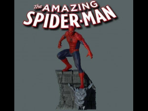 the amazing spider-man - printable diorama 3D 프린트 모델