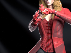 scarlet witch statue - printable figure Modelo de Impressão 3D