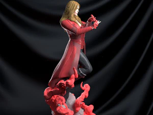 scarlet witch statue - printable figure 3D Print Model