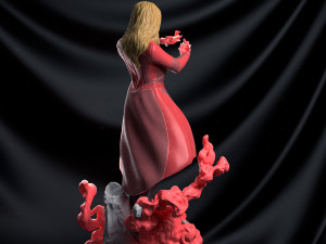 scarlet witch statue - printable figure Modelo de Impressão 3D