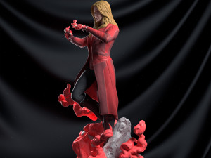 scarlet witch statue - printable figure Modelo de Impressão 3D