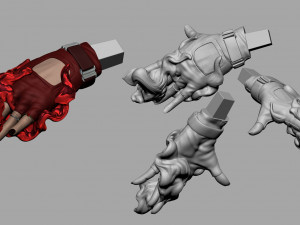 scarlet witch statue - printable figure Modelo de Impressão 3D