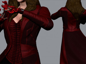 scarlet witch statue - printable figure Modelo de Impressão 3D