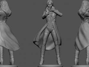 scarlet witch statue - printable figure Modelo de Impressão 3D