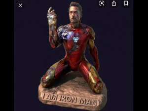 Homem de Ferro Endgame Chasquear &ndash; Figura para imprimir Modelo de Impressão 3D