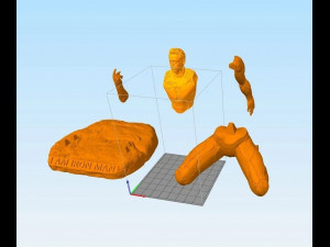 iron man end game chasqueo - figure printable 3D प्रिंट मॉडल