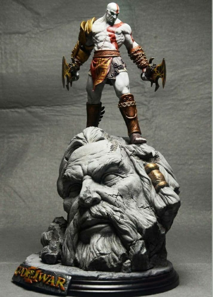 kratos - god of war 3d print model 3D Print Model in Man 3DExport