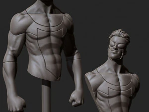 double pack - omni-man invincible - printable busts 3D Print Model