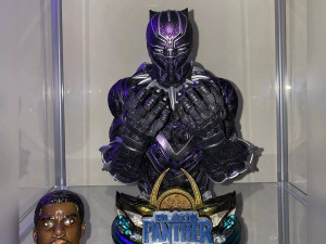 black panther bust - 2 heads printable 3D 打印模型