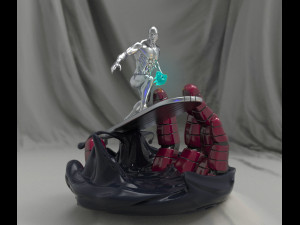 silver surfer - action figure printable Model do druku 3D
