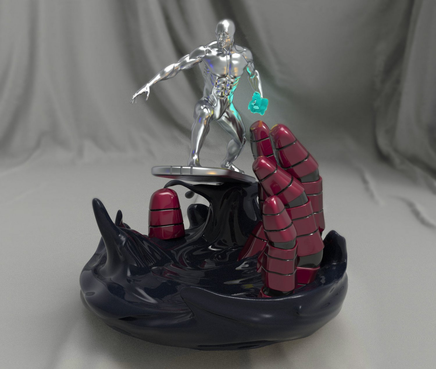 SILVER SURFER (all 3 Version) - STL Files