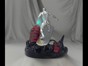 silver surfer - action figure printable Model do druku 3D