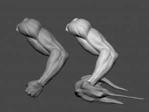silver surfer - action figure printable 3D Print Model
