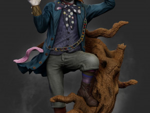mad hatter printable statue 3d 3D Принт Модель