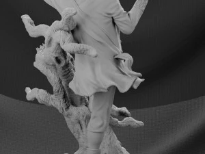 Est&aacute;tua do Chapeleiro Maluco para imprimir em 3D Modelo de Impressão 3D